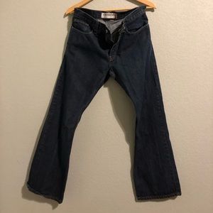 Levi’s 527 Low Bootcut Dark Blue Denim Jeans 32x30